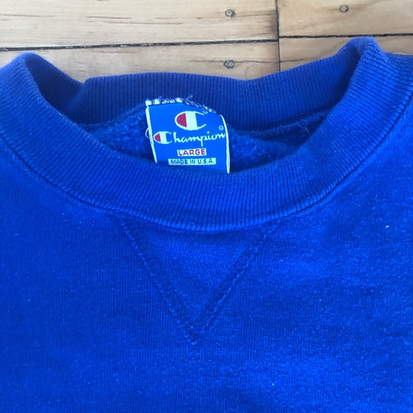 Vintage Champion Spell Out Sweatshirt USA Made L - Picture 3 of 3